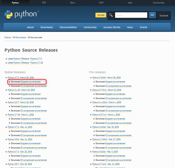 Python Download for windows